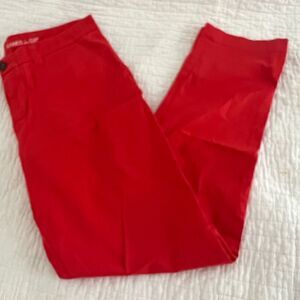 Khakis by Gap Straight Leg red orange skinny
